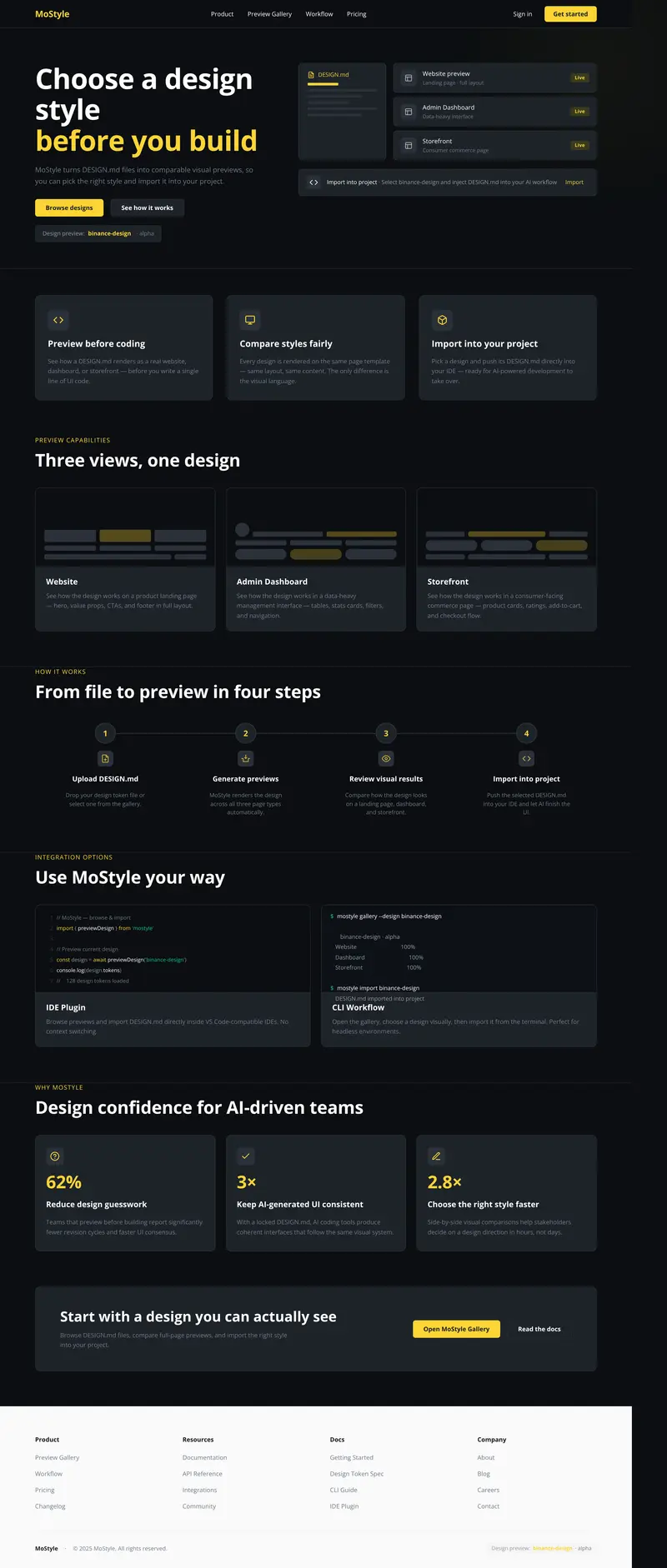 binance-design preview