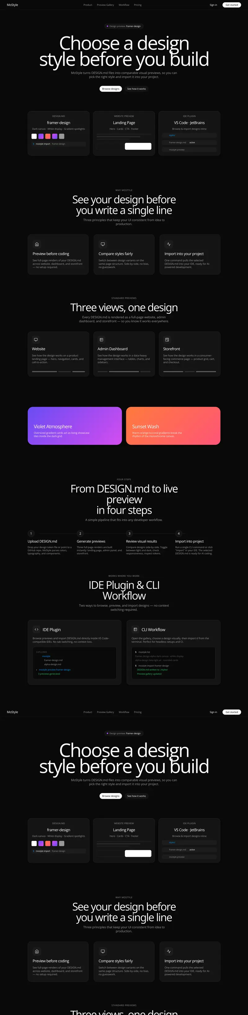 framer-design UI preview