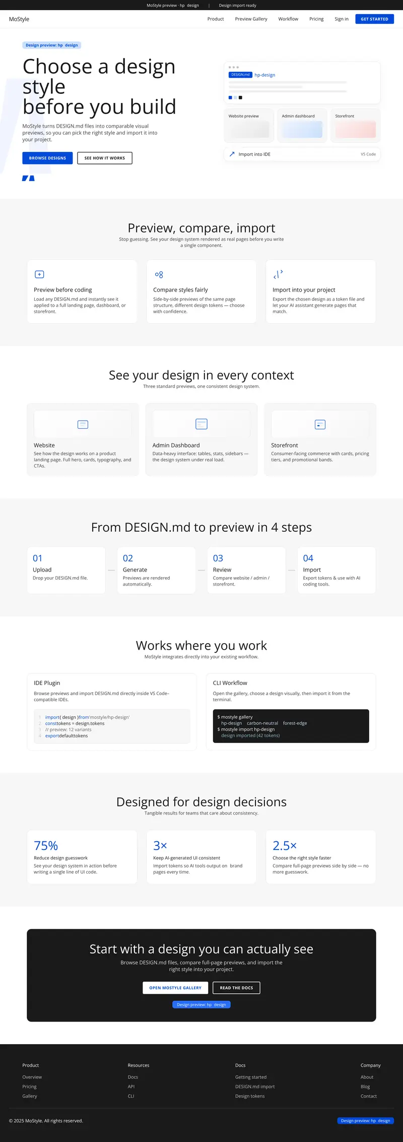 hp-design preview