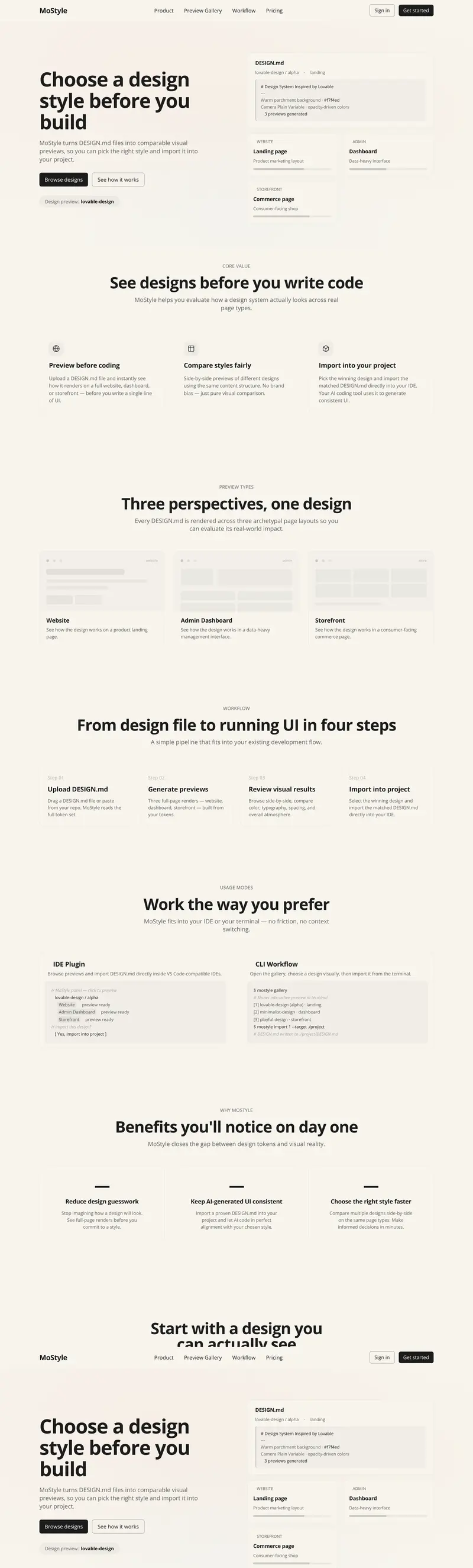 lovable-design UI preview