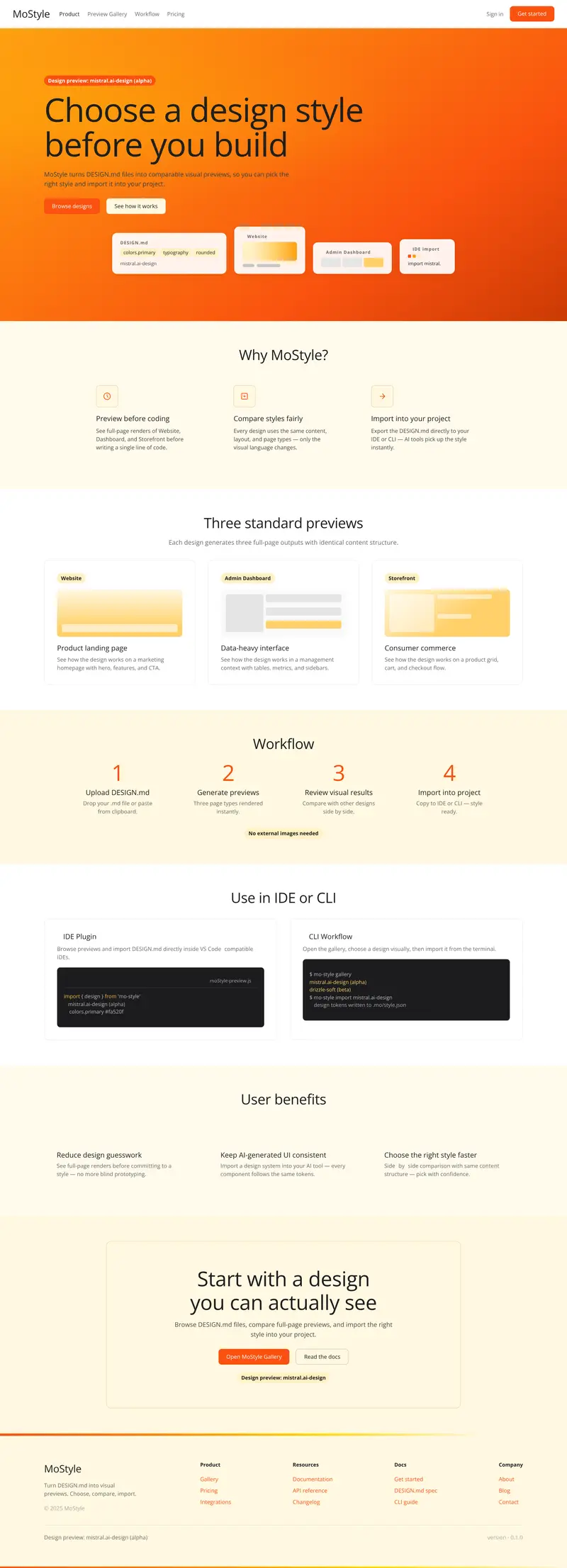 mistral.ai-design preview