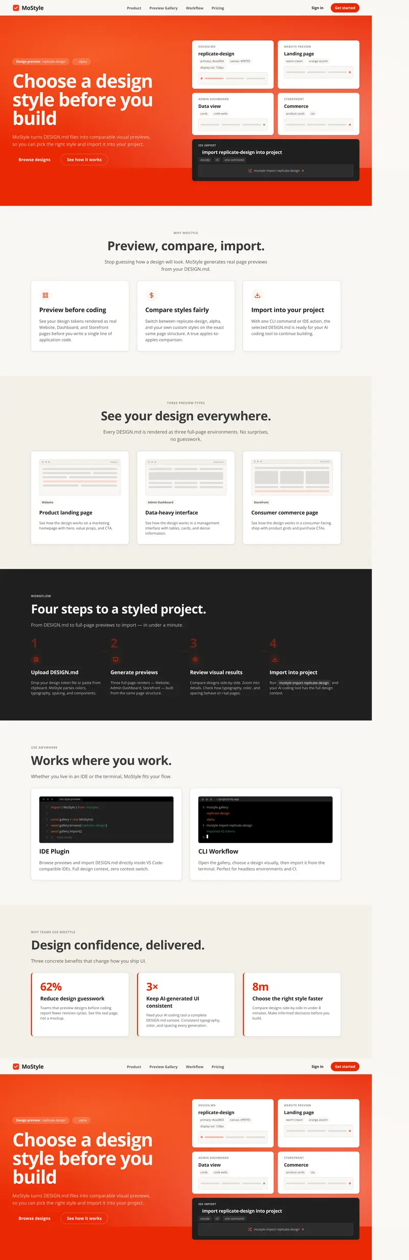 replicate-design UI preview