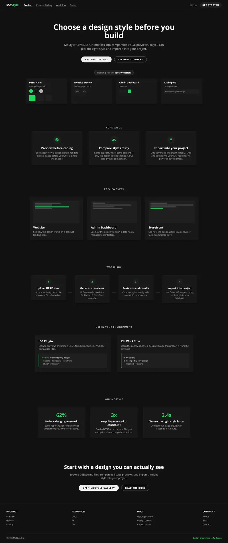 spotify-design UI preview