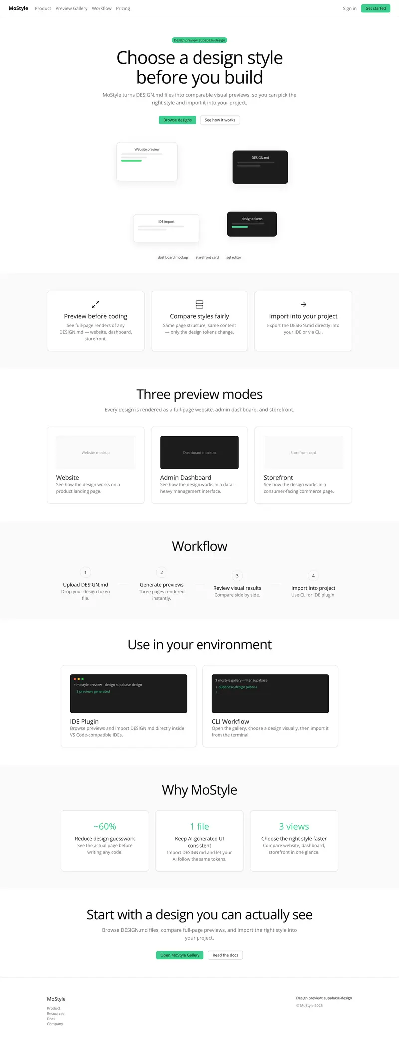 supabase-design UI preview