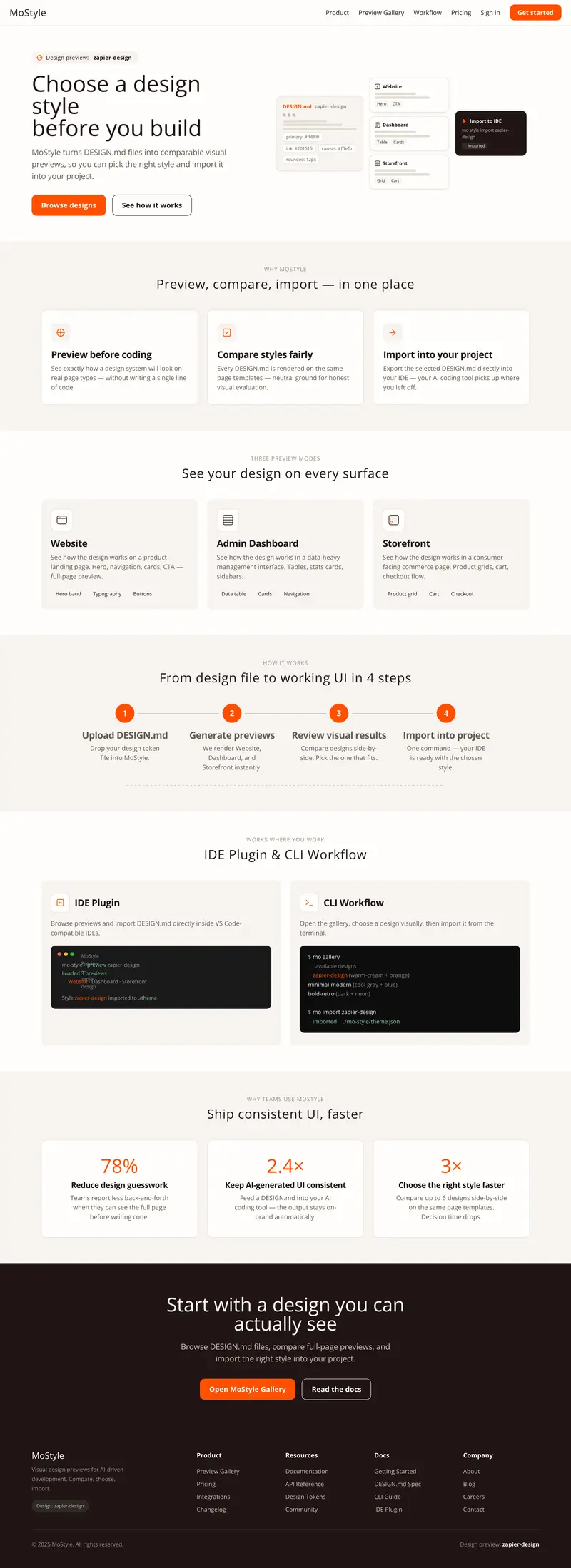 zapier-design preview
